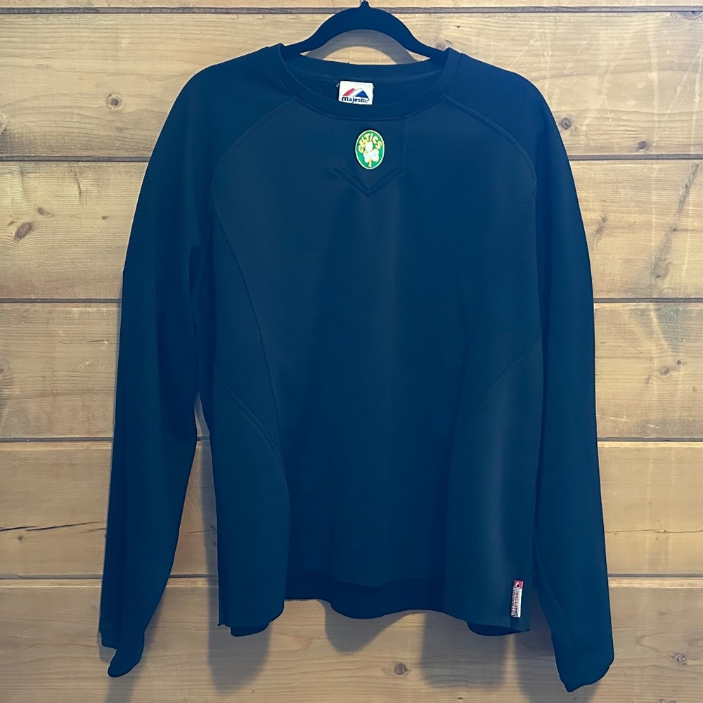 Majestic Celtics warm up top, cropped sz XL